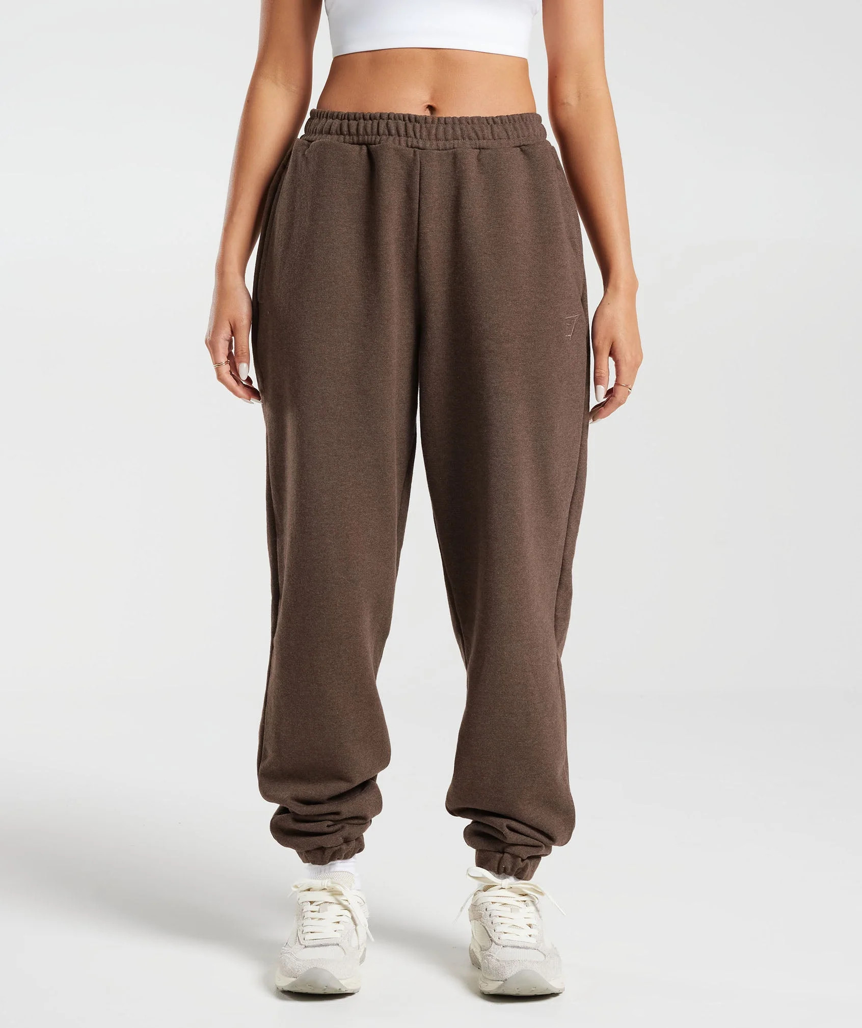 Gymshark Rest Day Sweats Jogger - Cozy Brown Marl | Gymshark (Global)