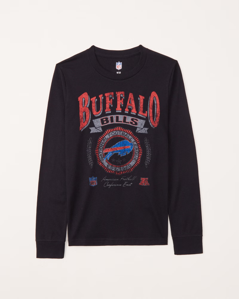 boys long-sleeve buffalo bills graphic tee | boys tops | Abercrombie.com | Abercrombie & Fitch (US)