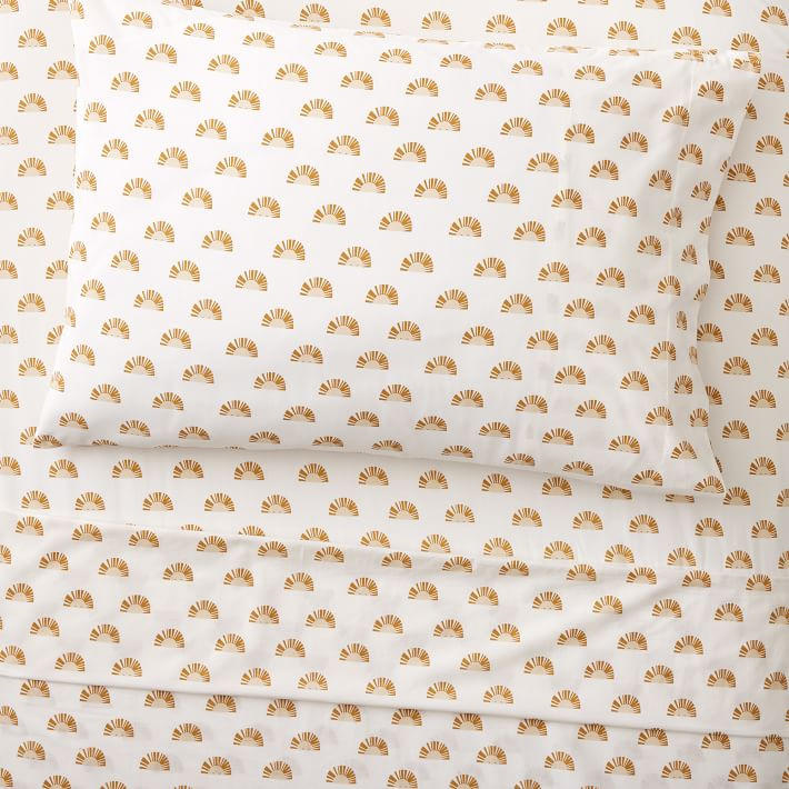 Sarah Sherman Samuel Organic Desert Sun Sheet Set | West Elm (US)