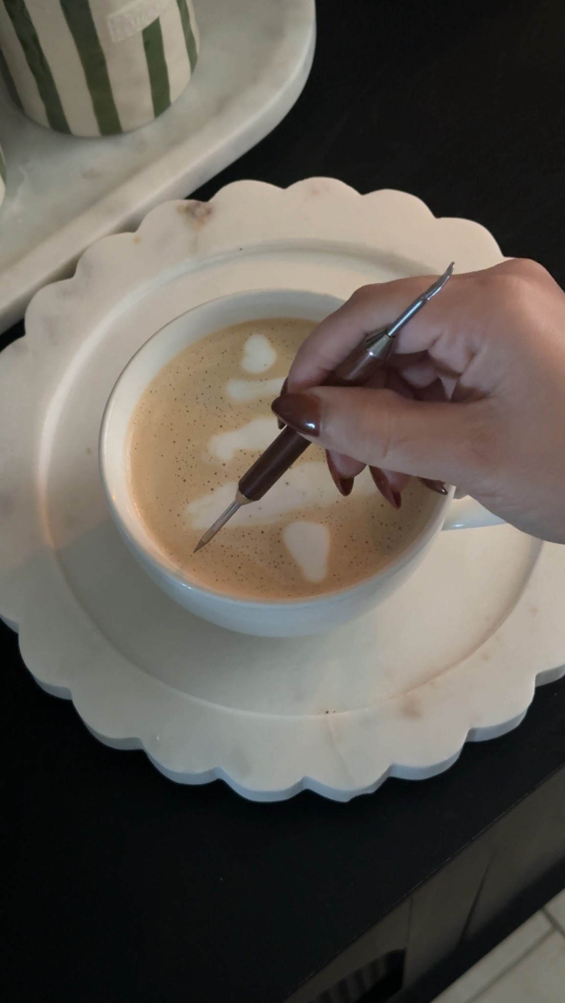 Not perfect… but perfectly cute. Latte art! 

#LTKHome #LTKSeasonal #LTKHoliday