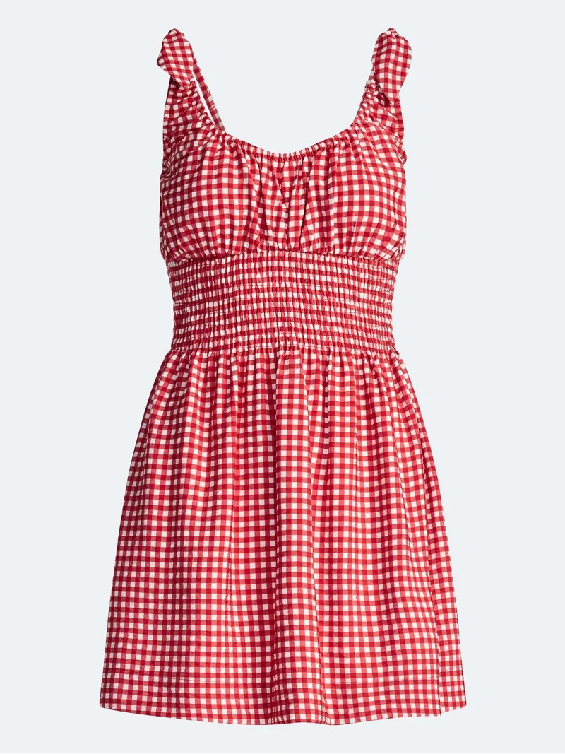 Kacey Lee Women's Smocked Mini Dress, Sizes XS-XXL | Walmart (US)