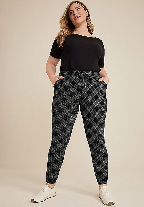 Plus Size Cloud Stretch High Rise Jogger | Maurices