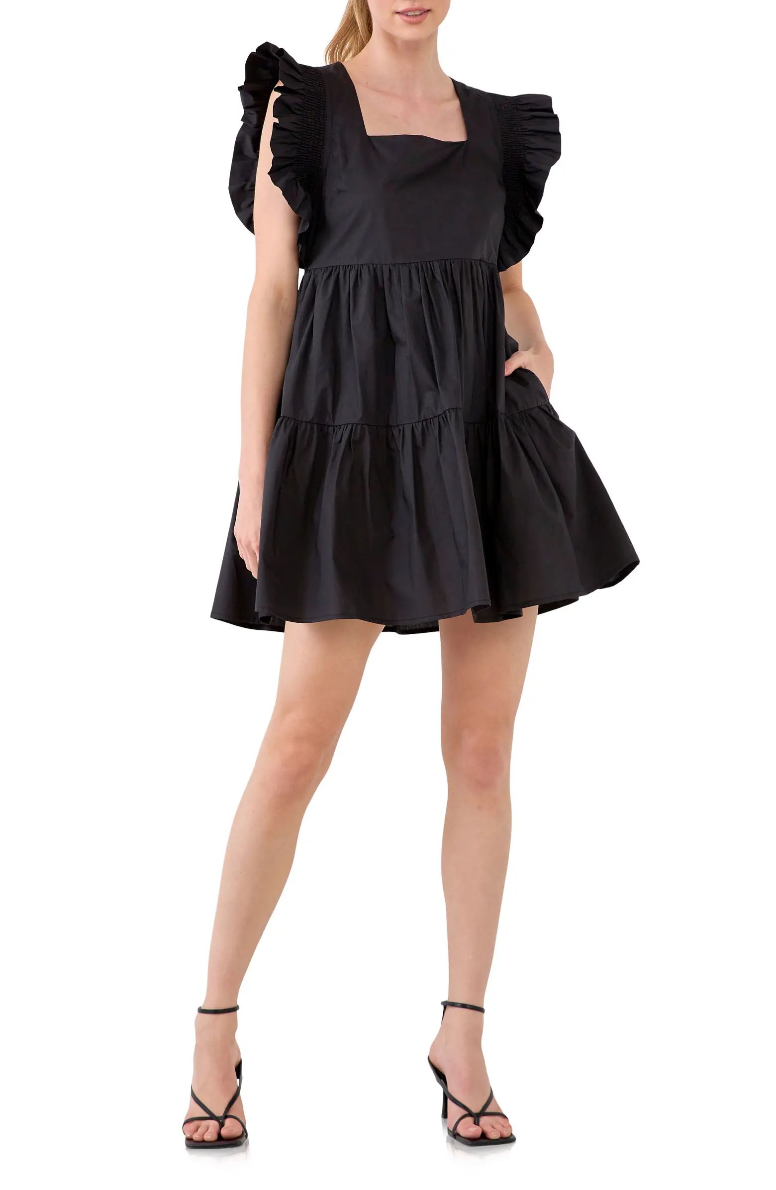 English Factory Cotton Minidress | Nordstrom | Nordstrom