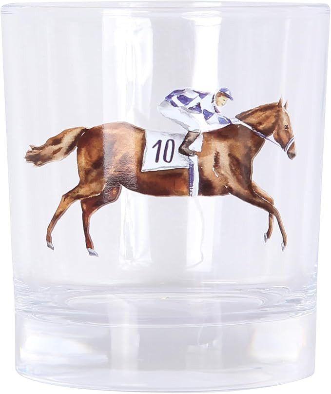 Barrel Down South Derby Horse Racing Rocks Glass - Kentucky Bourbon Whiskey Drinking Glass - Part... | Amazon (US)