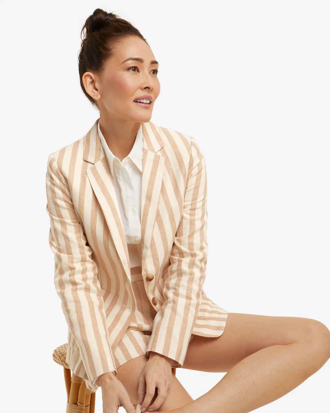 Blazer in Awning Stripe | Draper James (US)