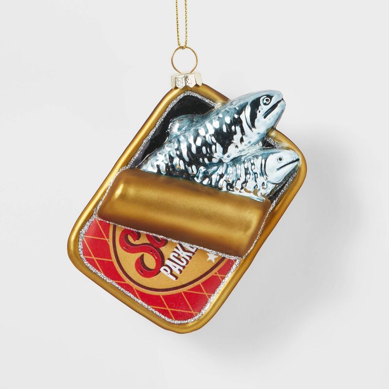 Glass Sardine in Can Christmas Tree Ornament - Wondershop™ | Target