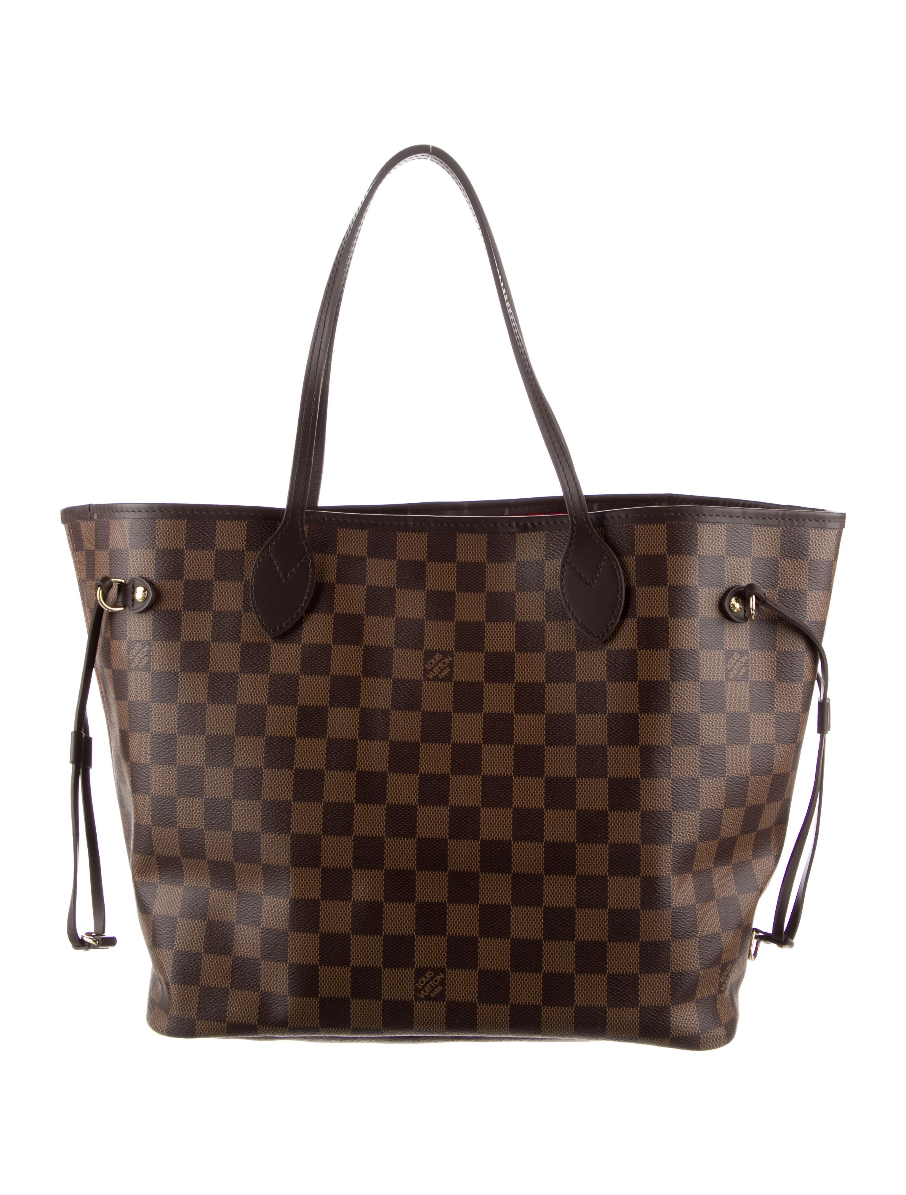 Damier Ebene Neverfull MM w/Pouch | The RealReal