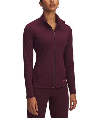 Women's Motion Zippered Mock-Neck Jacket | Macy's