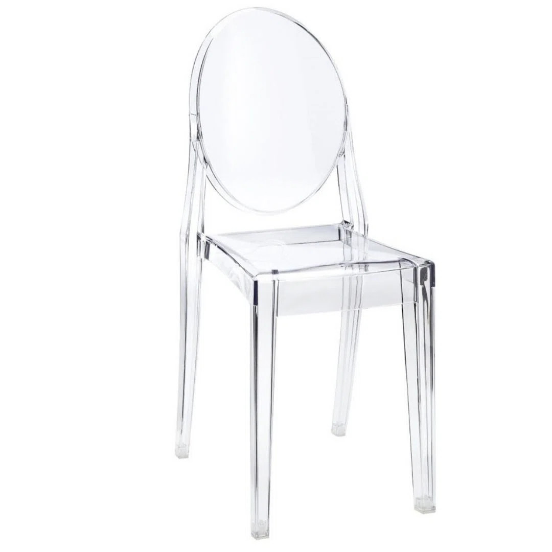 Stackable Clear Acrylic Dining Chair For Indoor Or Outdoor Use | Wayfair North America