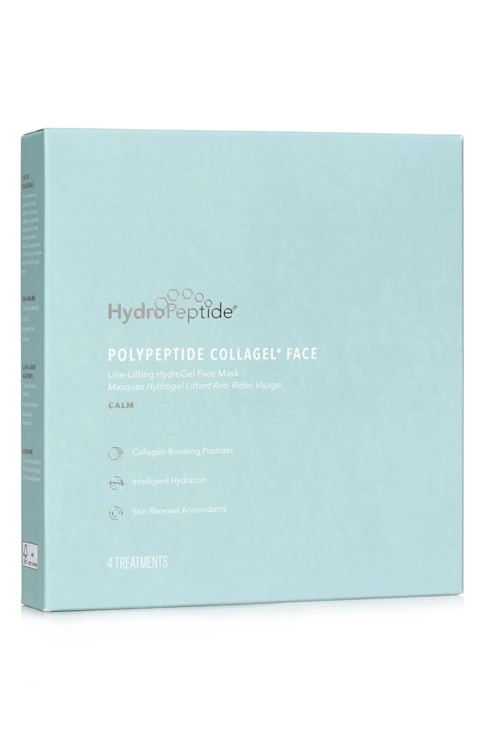 4-Pack Polypeptide Collagel Face Masks | Nordstrom