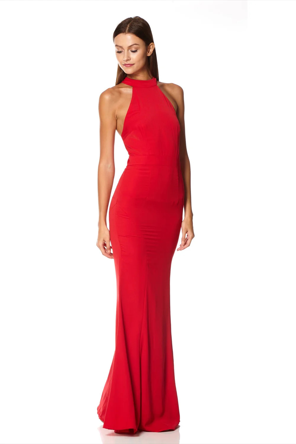 Caden Halter Neck Maxi Dress | Jarlo London US