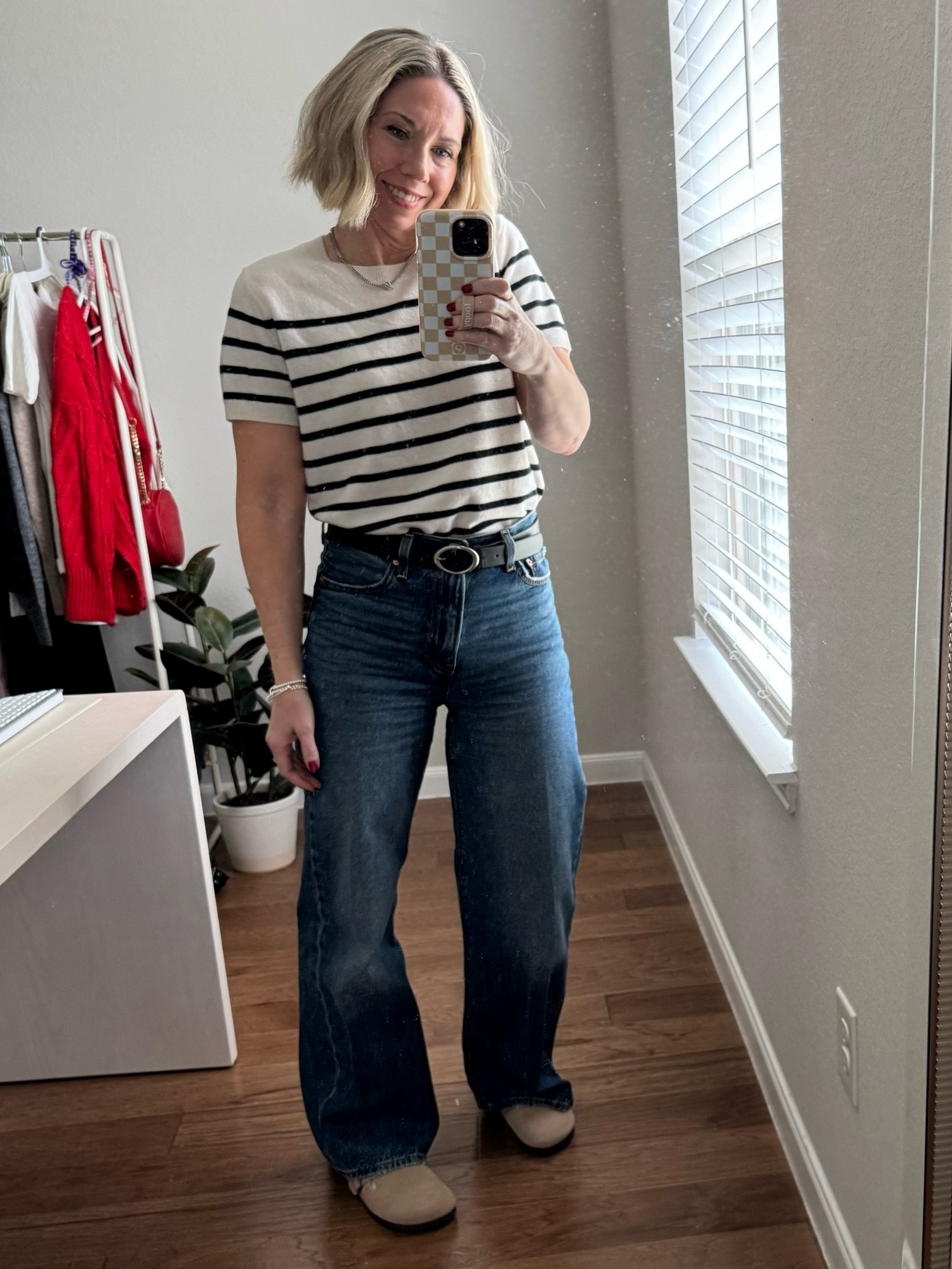 Hello! And WELCOME to my LTK shop! My name is Janine (also known as Meatballmom) and I’m SO happy to have you here!

Feel free to ask a question, leave a comment or say “Hi!” 👋

If you’re new to the LTK app check out my other pinned post: “How to shop my LTK shop” or check out the Collection “Start Here”  to get you started! 

And let me know what you’d like me to share next, or what you are currently shopping for! ❤️

——————————————————————

Cashmere tee size small - affordable, comfortable without being too hot or heavy- comes in other colors 

Jeans - Levi’s rib cage wide leg denim - I have in this darker wash (color polar perimeter) and lighter one too (color Far & Wide) - I wear the 26 x 30 (comes in other lengths as well) These jeans are more fitted in the waist and hips and looser in the leg.

Belt and bracelet  jewelry from Amazon; earrings from Targett


Fall outfit / casual outfit / mom style / cashmere tee / jeans / wide leg jeans #ltkseasonal #ltksalealert #ltkfindsunder100 jeans under 100 #ltkbeauty baccarat rouge / living proof / amazon finds / amazon fashion / quince / Levi’s jeans 

#LTKFindsUnder100 #LTKFallSale #LTKSeasonal