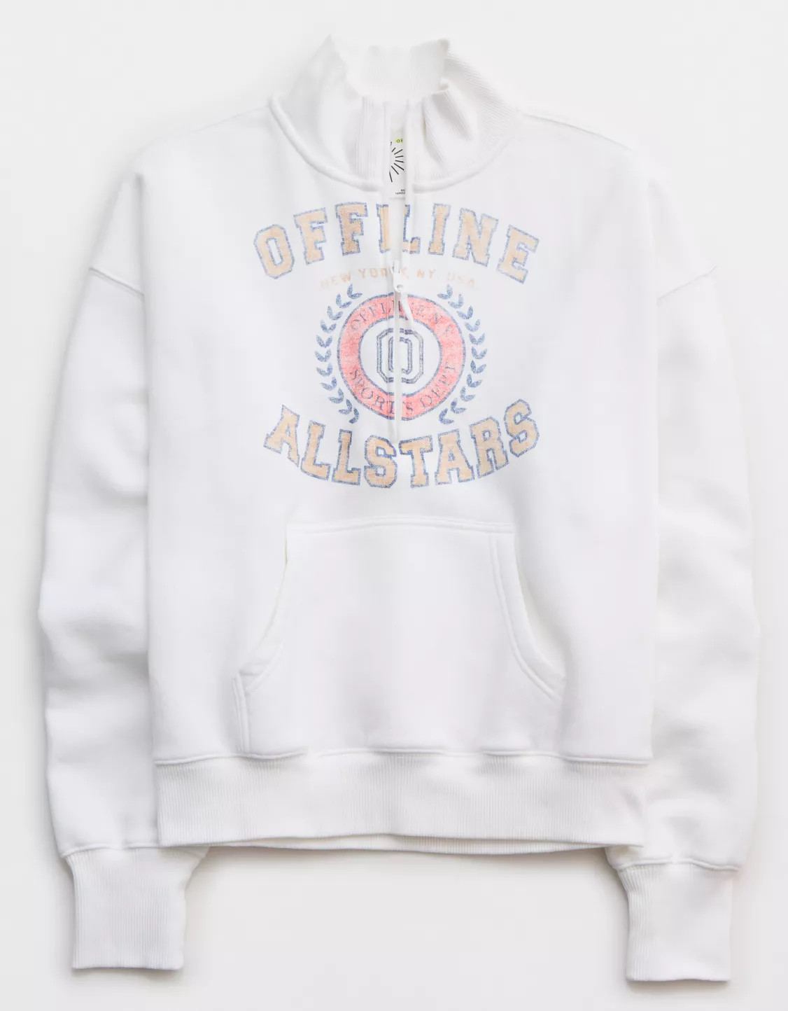 OFFLINE By Aerie Cloud Fleece Quarter Zip Sweatshirt | Aerie