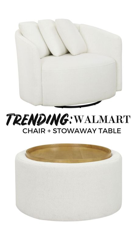 Trending At Walmart Drew Barrymore chair and stowaway table under $300 and under $200

#LTKhome