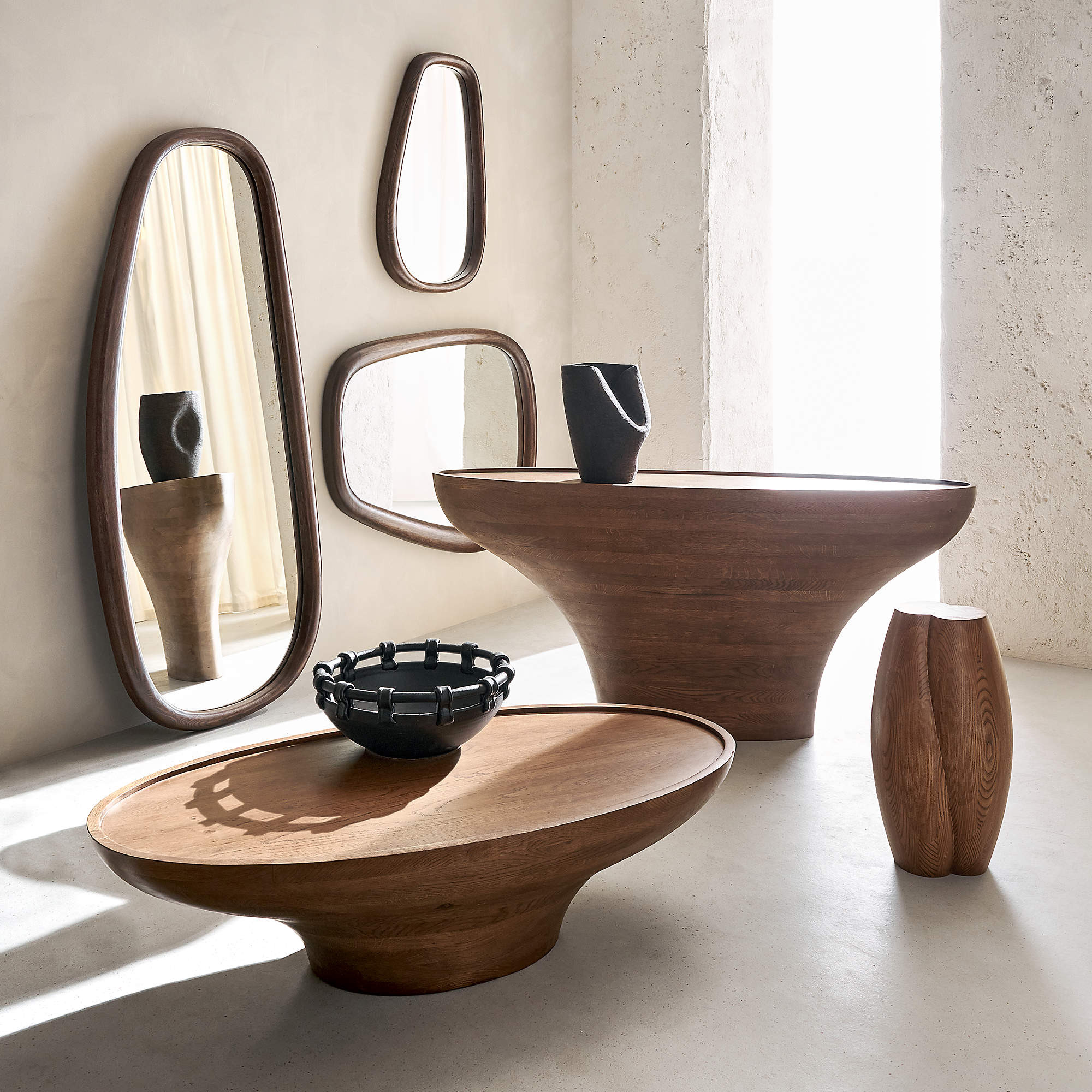 Kalle Wood Wall Mirror 23"x36" + Reviews | CB2 | CB2