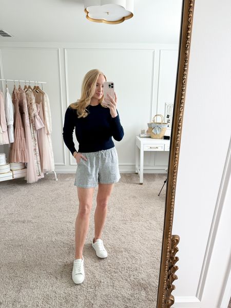 This would make the cutest travel outfit! Both the top and shorts are super comfortable. Wearing size small in both. Have them paired with my favorite white tennis shoes! Spring outfits // travel outfits // daytime outfits // casual outfits // festival outfits // J.Crew factory

#LTKtravel #LTKstyletip #LTKSeasonal