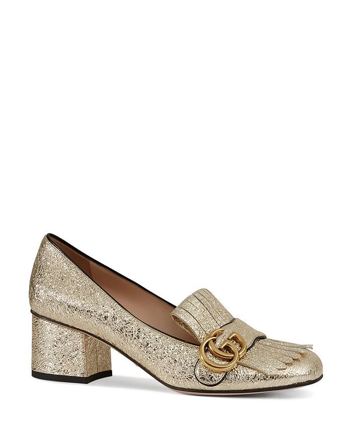 Women's Marmont Metallic Mid-Heel Pumps | Bloomingdale's (US)