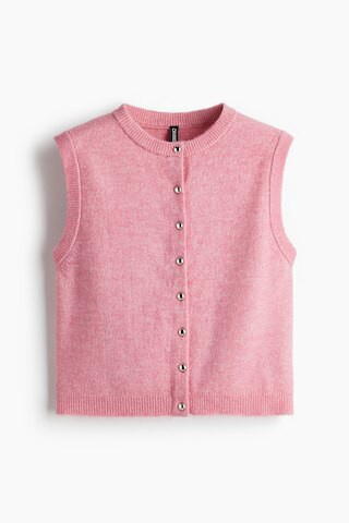 H & M - Knit Vest - Pink | H&M (US + CA)