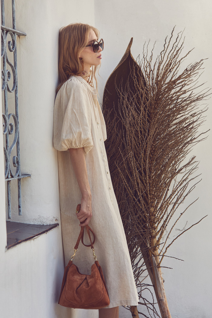 Bubble Linen Dress | Nordstrom