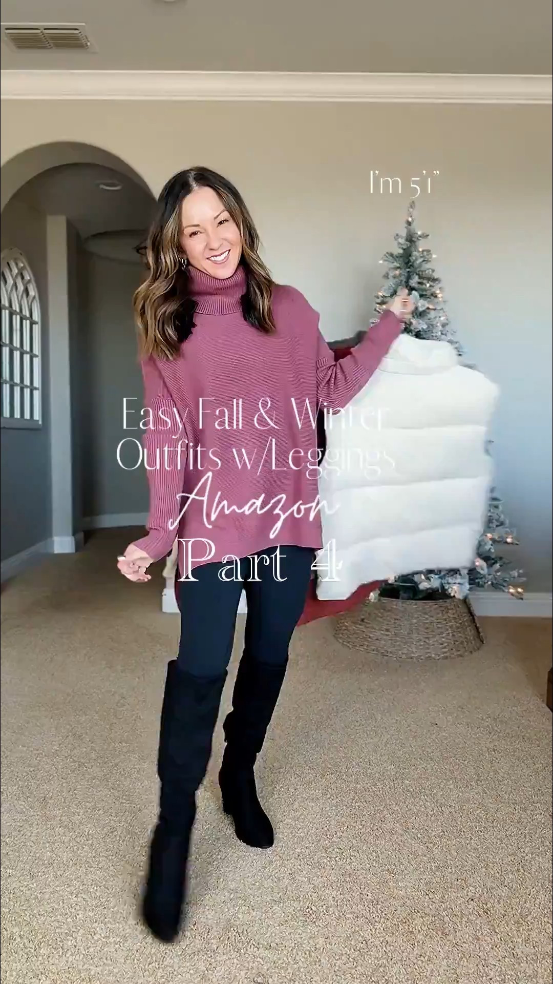 Easy Winter Outfits

Long tunic length pullovers all in the smallest size . For reference, I'm 5'", 109lbs. 

Black boots  casual comfy  petite outfits  leggings  black leggings  sweaters  turtleneck  easy outfit  everyday outfit  trending outfits  winter outfit  boots  Chelsea boots  EverydayHolly 

#LTKSeasonal #LTKootd #LTKmomlife