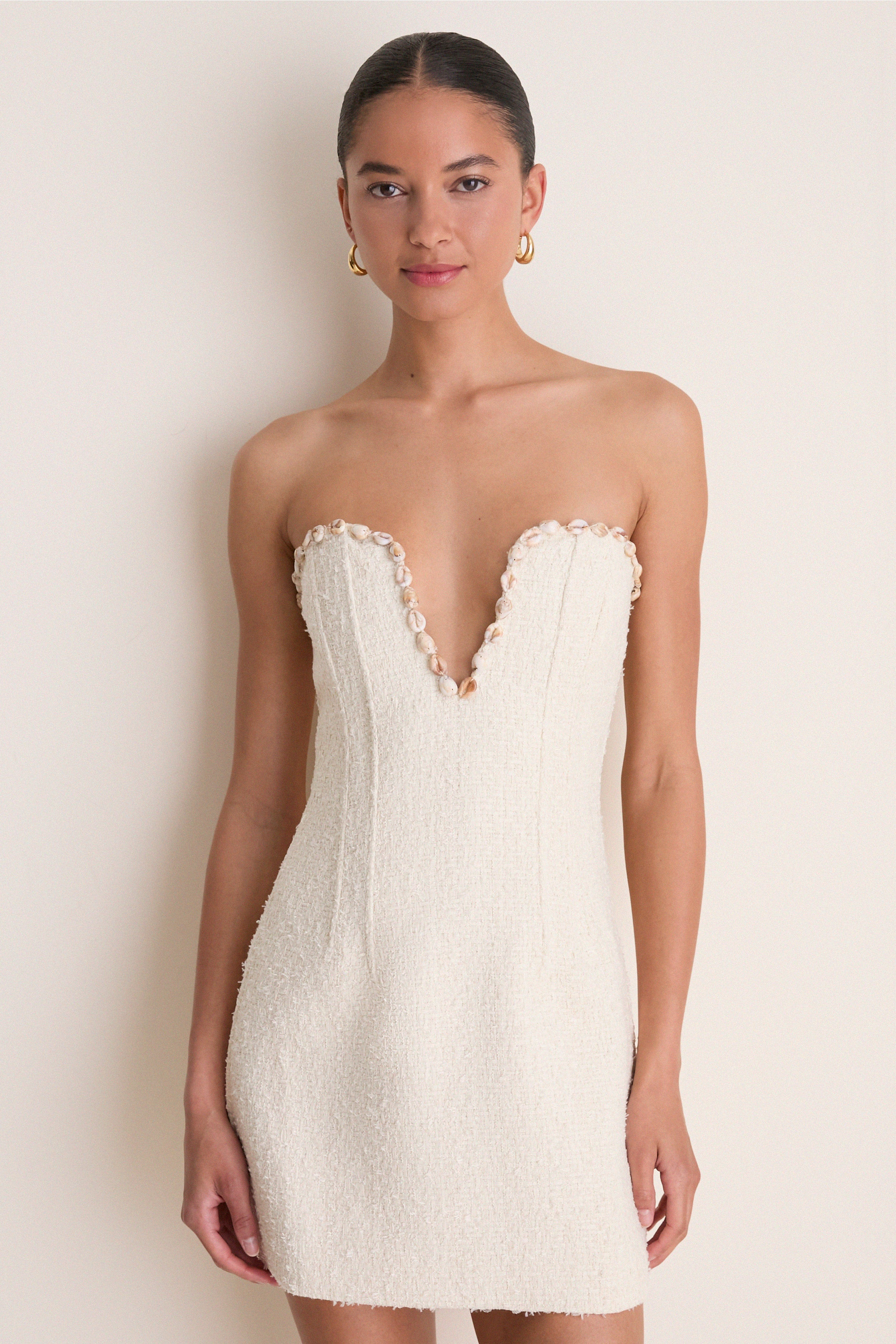 Ecru Rhia Mini Dress | Tuckernuck (US)