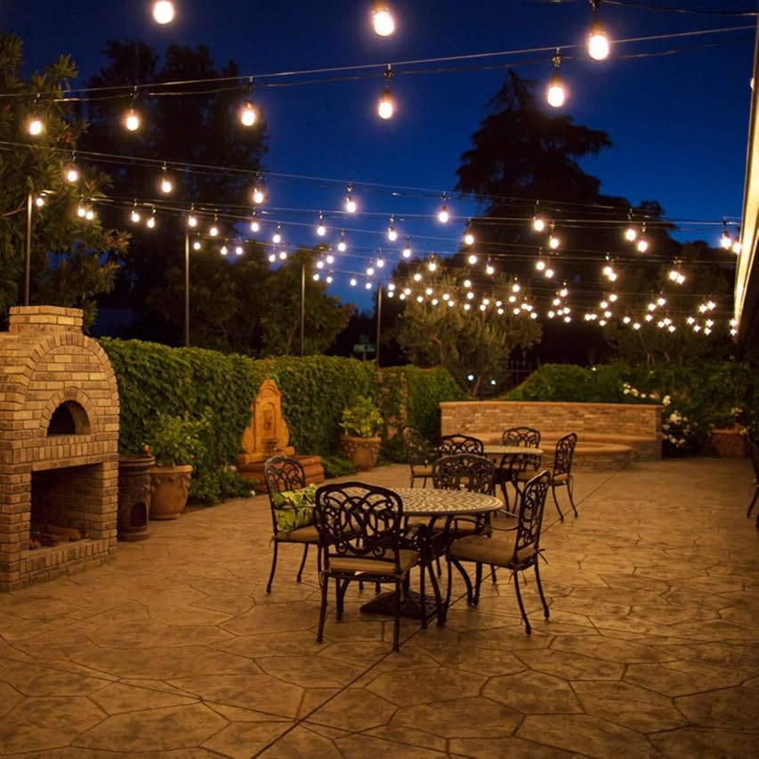 Feit 48' LED Filament String Light Set | Amazon (US)