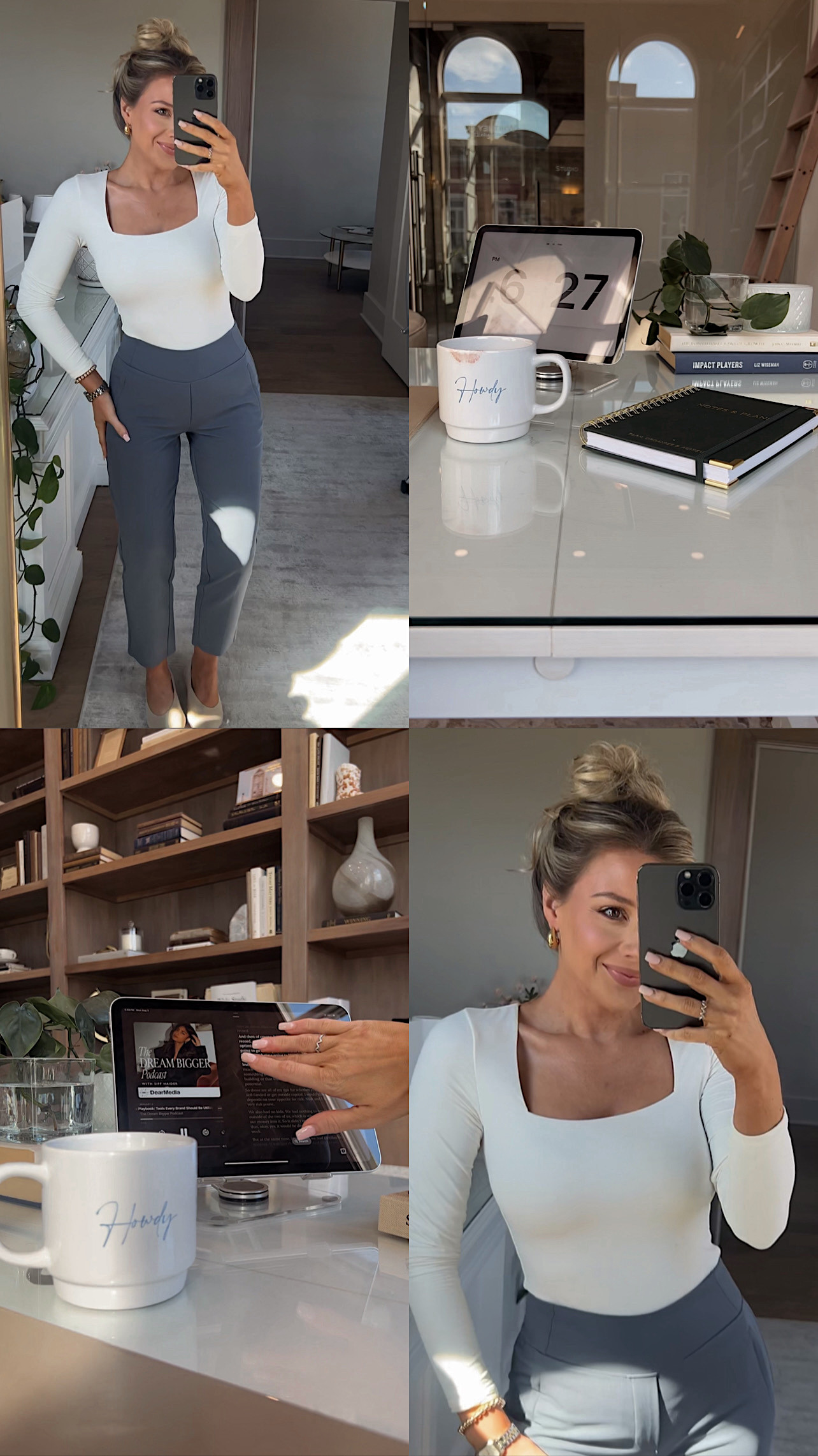 Cute casual office outfit perfect for transitioning into fall! 

These pants are soo good and on sale! The color was last years, but they have so many new ones to choose from.  

 #LTKootd #LTKPetite #LTKWorkwear