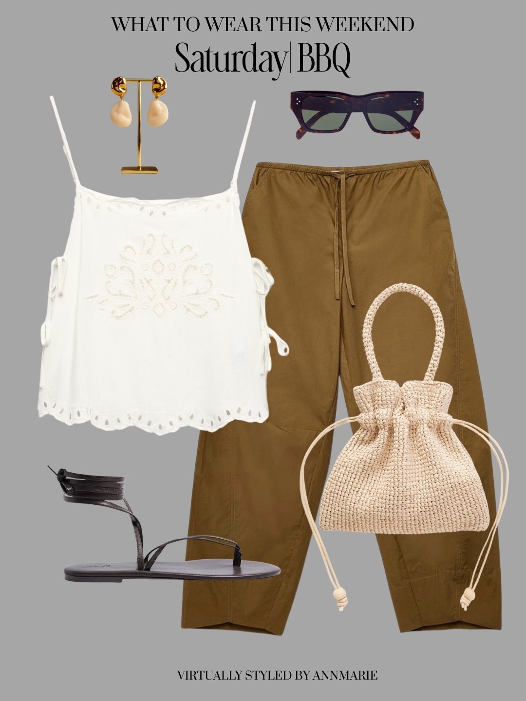 Heatwave outfit | pretty cami top with cotton barrel trousers 

Trousers tan are from na-kd fashion unable to link on here

#LTKsummer #LTKstyletip
