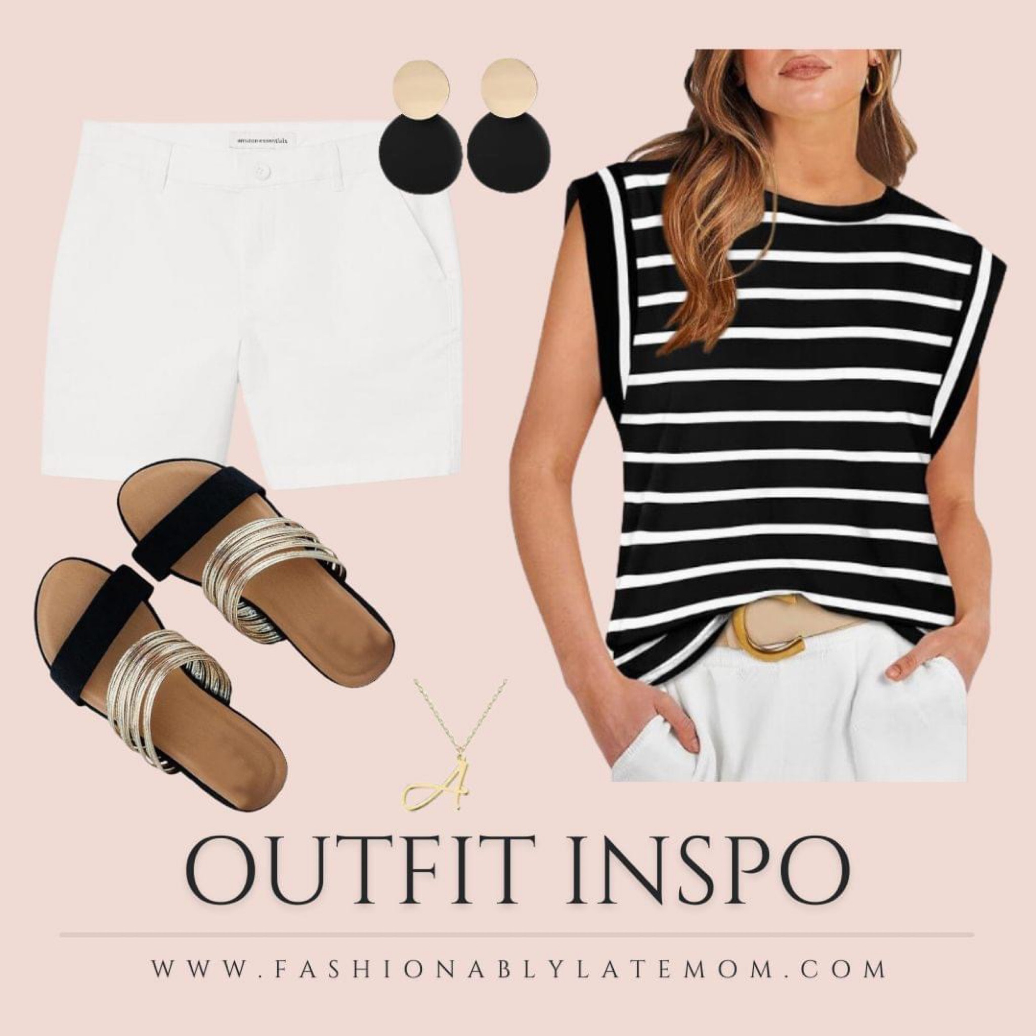  Casual/ basic ootd! 
Fashionablylatemom 
Amazon Essentials Women's Mid-Rise Slim 5 Inch Inseam Khaki Short (Available in Straight and Curvy Fits)
WIHOLL Cap Sleeve Tops for Women Summer Top Basic Tee Shirts Casual Tank Loose Fit 2024 Fashion
Verdusa Women's Metallic Strappy Flat Sandals Summer Slide Sandals Casual Shoes

#LTKstyletip #LTKshoecrush