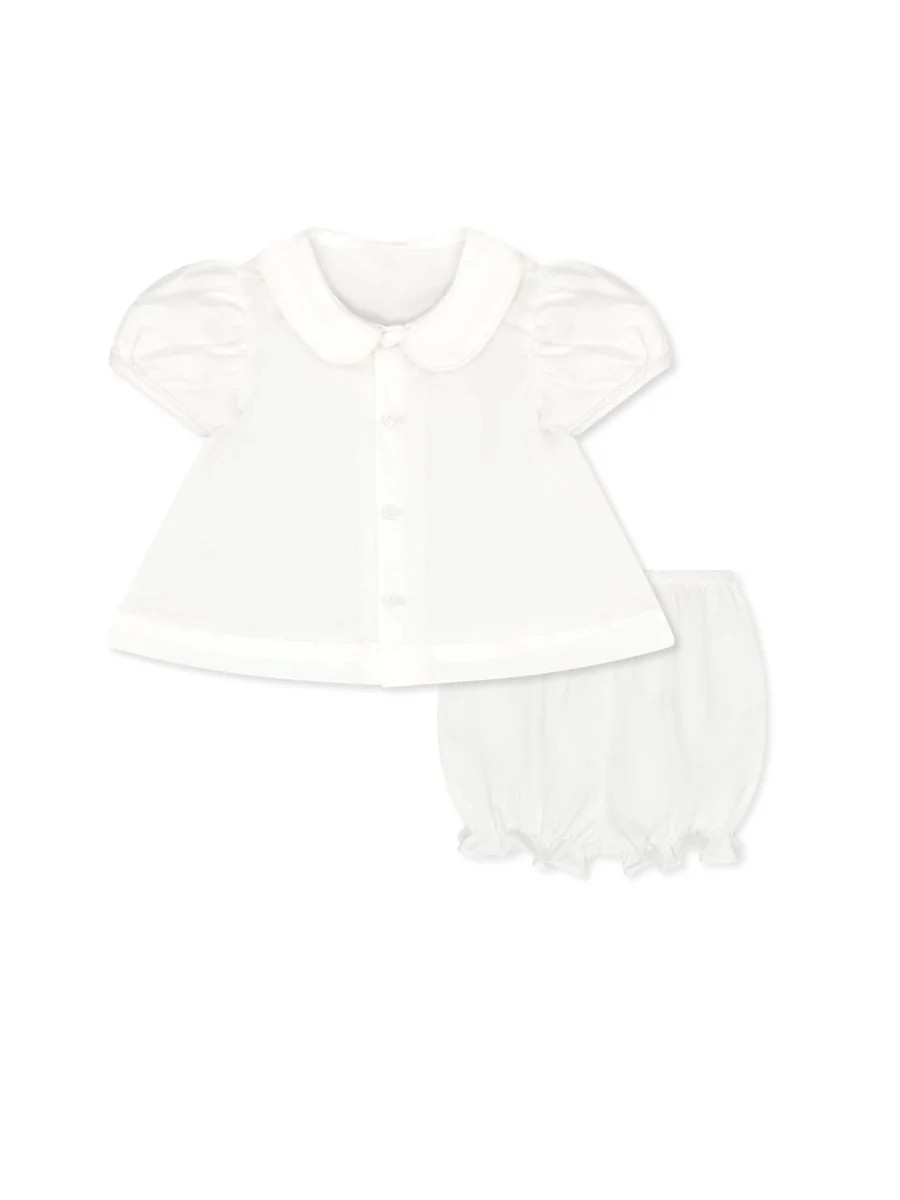 Adorable Diaper Set - Blessings White with Pink | Lullaby Set