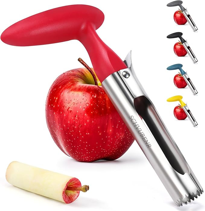 SCHVUBENR Premium Apple Corer Tool - Easy to Use and Clean - Sturdy Apple Core Remover with Sharp... | Amazon (US)
