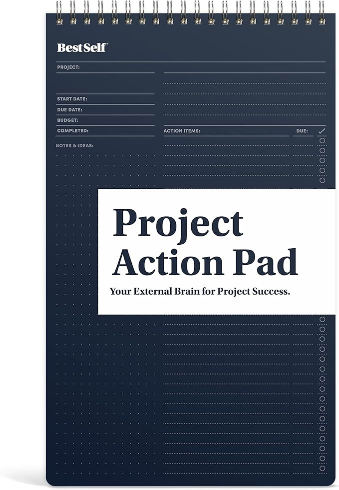 BestSelf Project Action Pad - Daily Task Planner, To-Do List & Action Pad for Boosting Productivi... | Amazon (US)
