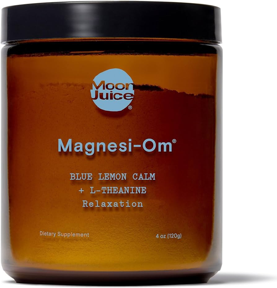 Moon Juice Blue Lemon Magnesi-Om | Magnesium Powder Supplement for Calm, Relaxation, & Regularity... | Amazon (US)