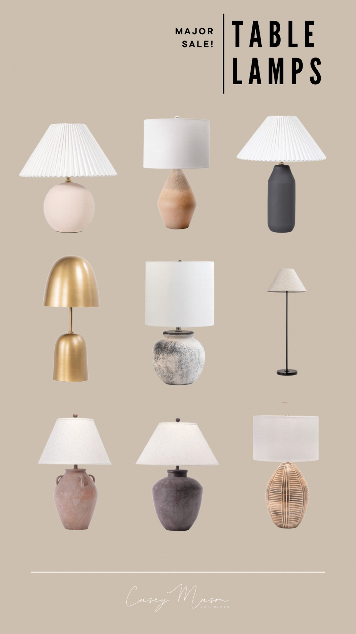 Major sale on table lamps! @rugsusa