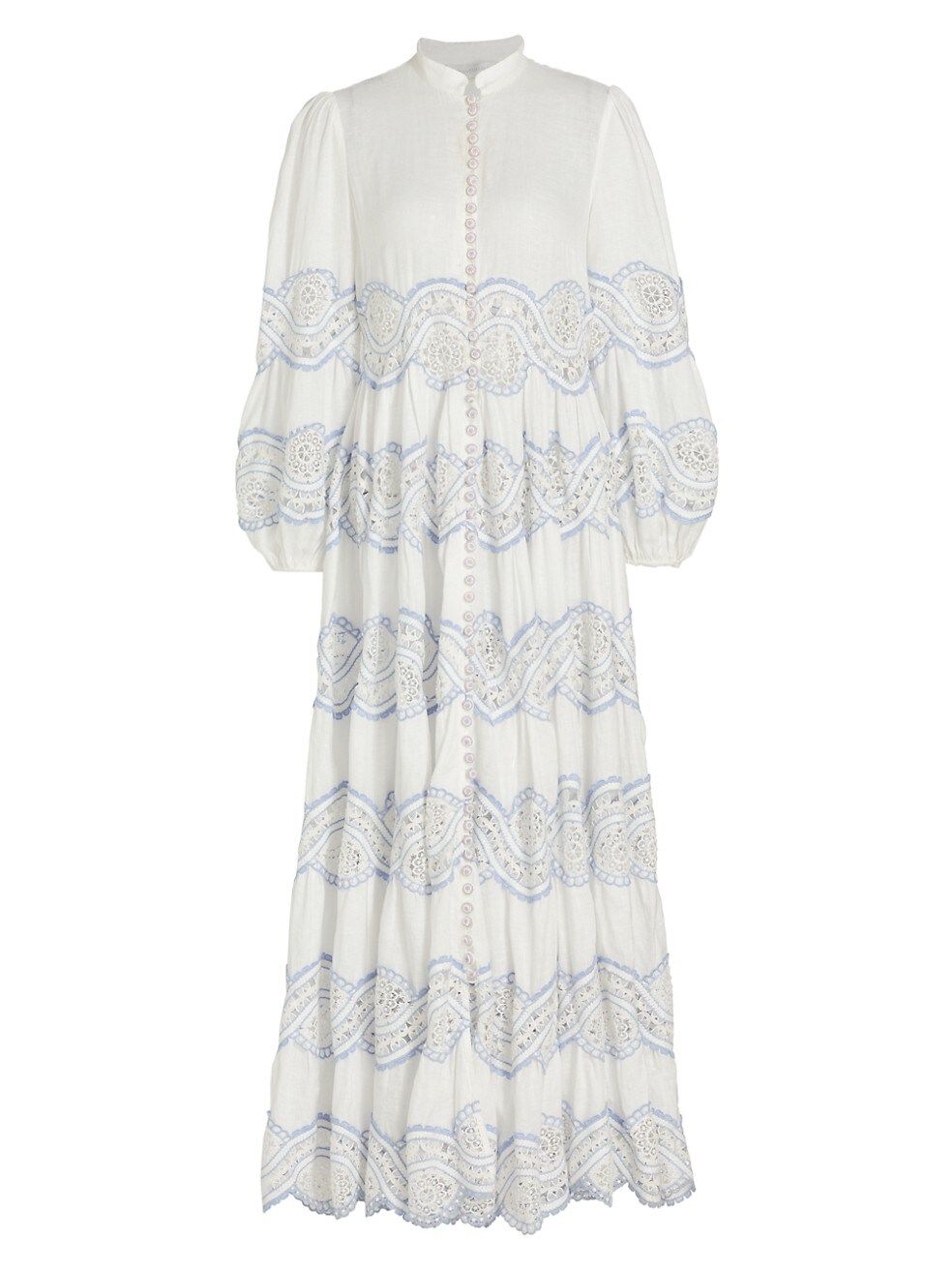 Cira Tiered Lace Maxi Dress | Saks Fifth Avenue