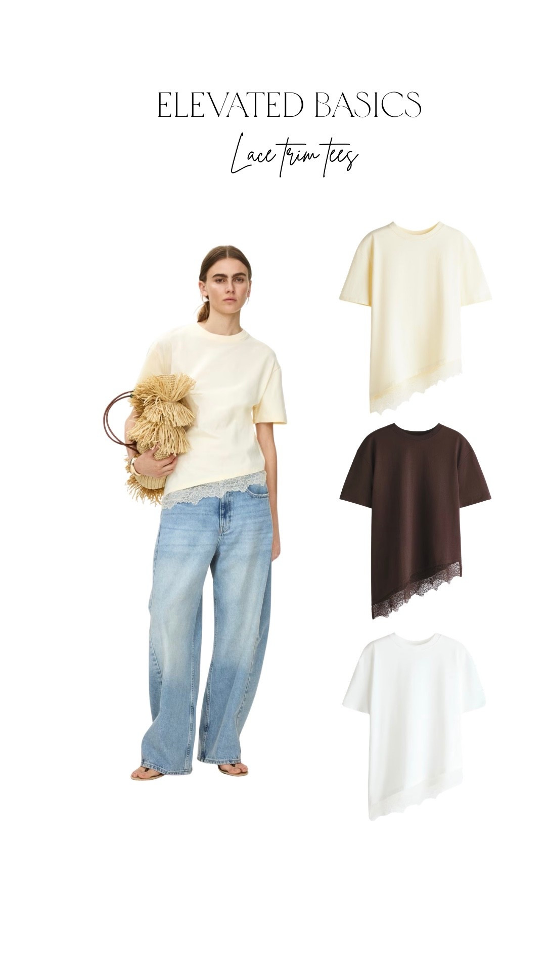 Elevated basics . Love these lace trim tees for spring summer . They had them styled with capri trousers which looks really nice too x

#LTKspring #LTKsummer #LTKstyletip