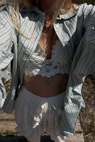 Petal Party Lace Plunge Bralette | Free People (Global - UK&FR Excluded)