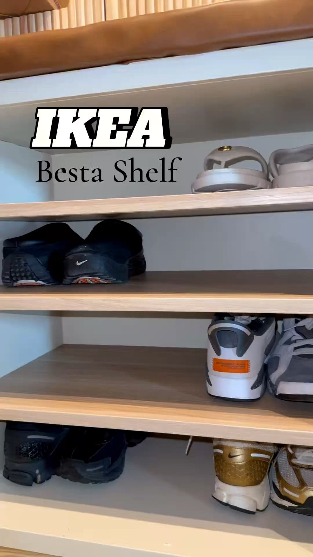 IKEA Besta white stained oak shelf 

#diy #ikea #custom #besta

#LTKvlog #LTKHome