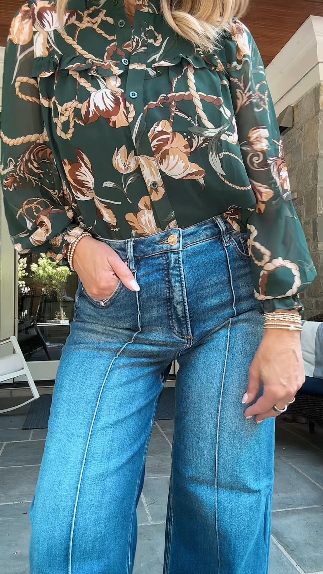 This shirt is stunning and looks so chic!