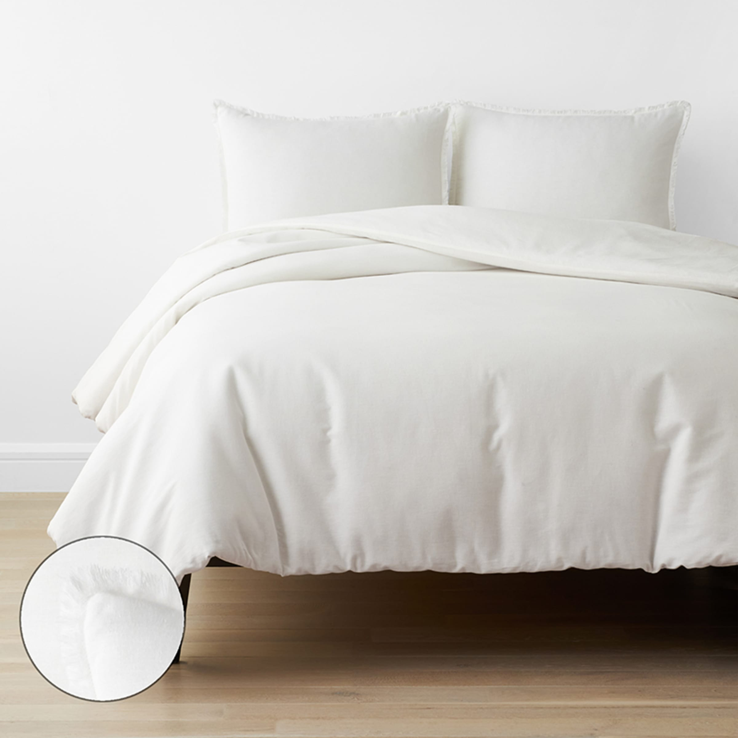 Company Cotton™ Lindsey Linen Duvet Cover Set | The Company Store