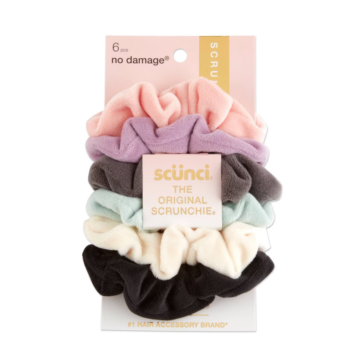scunci Velvet Scrunchies - 6ct | Target