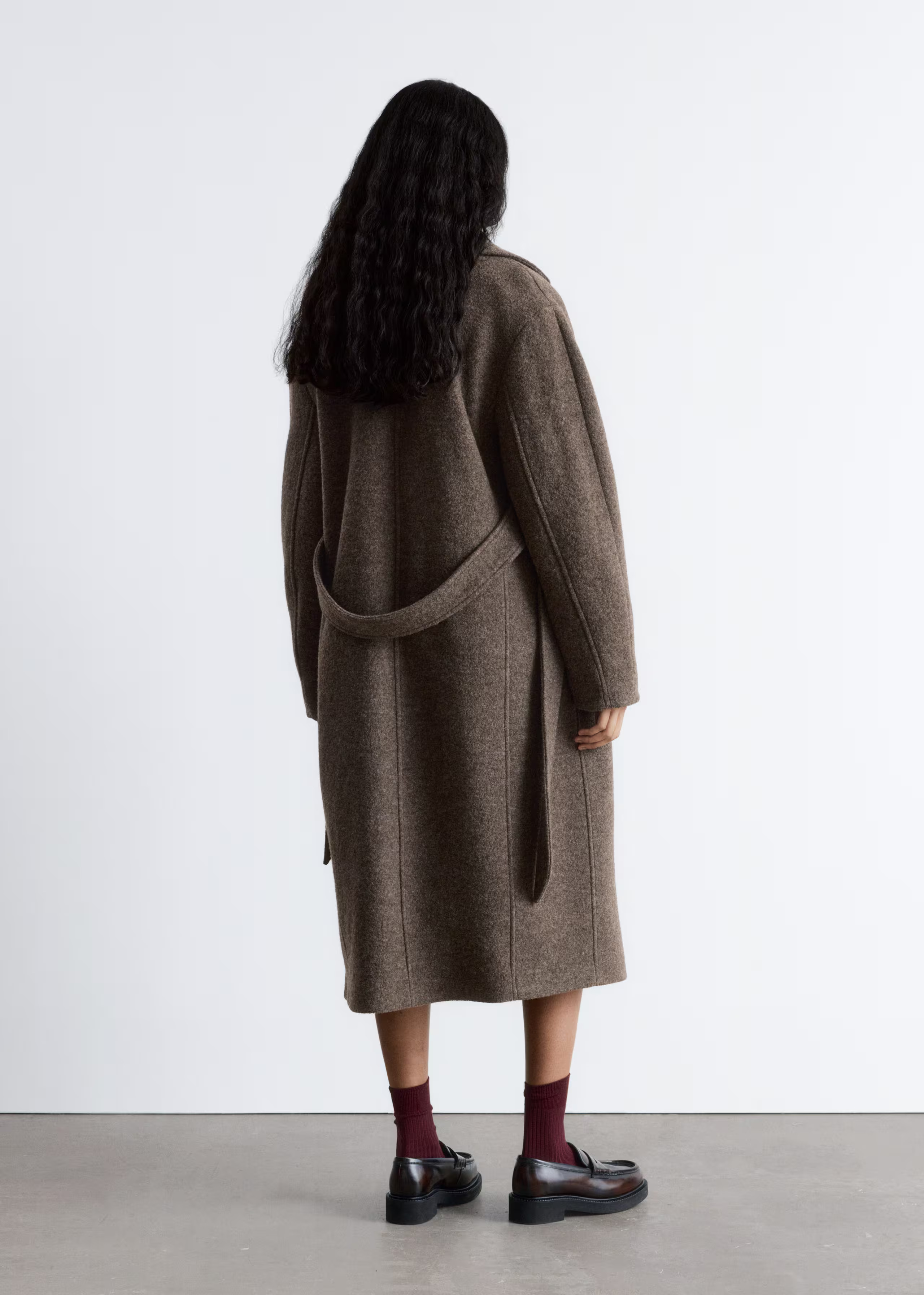 Voluminous Belted Wool Coat | & Other Stories - US