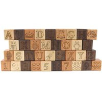 Deluxe ABC 123 Wooden Blocks Wooden Toy Blocks Building Blocks Wood Blocks Toy Blocks Alphabet Blocks Baby Blocks Wooden Toy Wood Toy Blocks | Etsy (US)