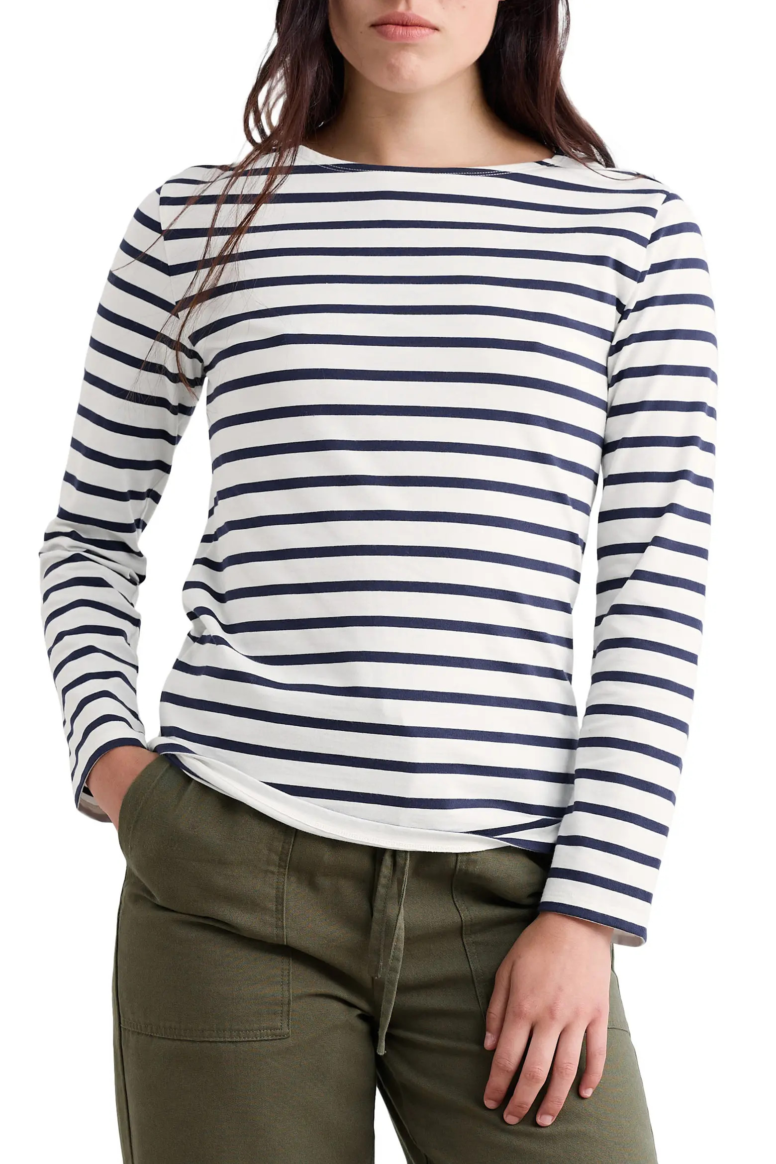 Seasalt Cornwall Sailor Stripe Organic Cotton Top (Women) | Nordstrom | Nordstrom