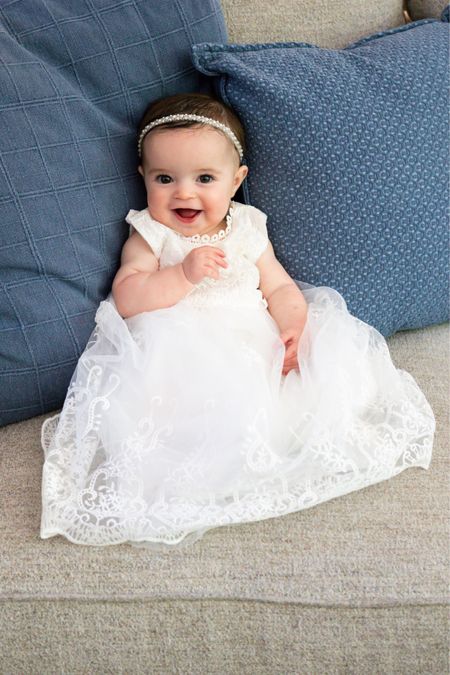 Today we baptized our sweet Wesley Rose! 🌹 Found her baptism dress and headband on Amazon for under $50 total, which is a steal considering most baptism dresses are like $100 these days. 🙃 I’m linking here for you all! Runs TTS.

#LTKFindsUnder50 #LTKBaby #LTKKids
