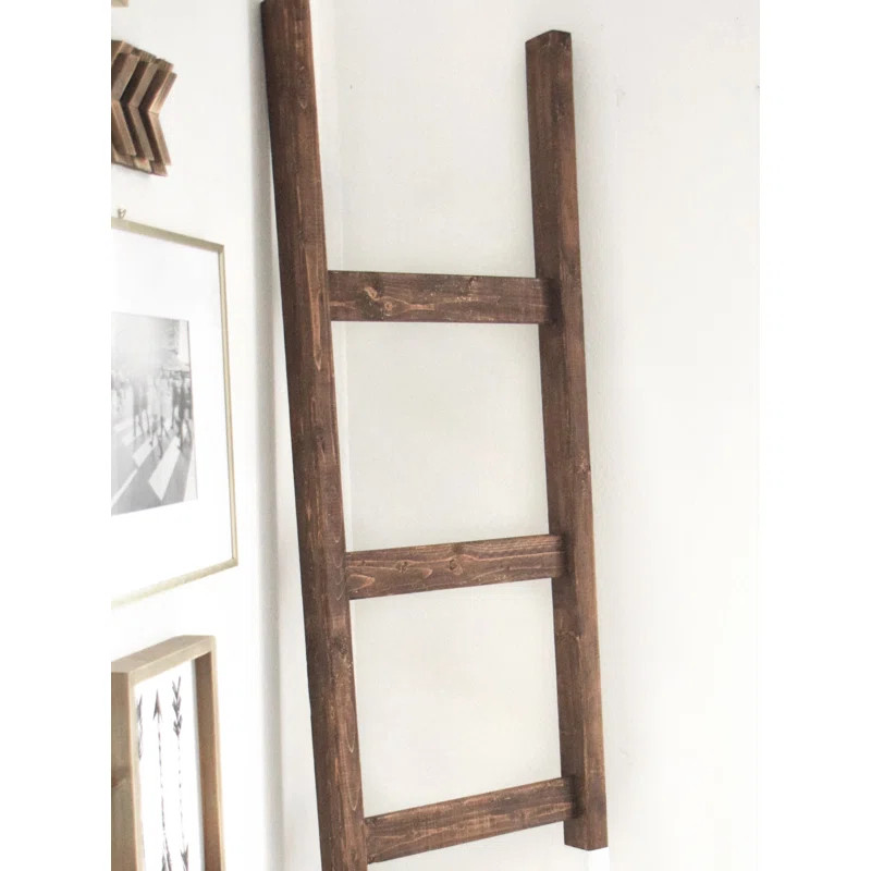 72'' Tall Solid Wood Blanket Ladder | Wayfair North America