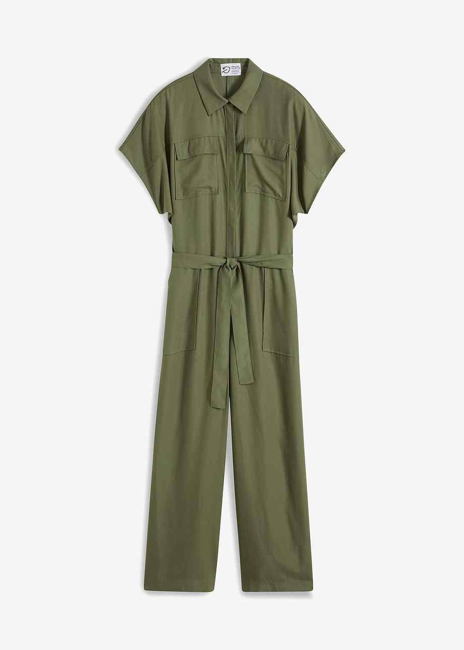 Jumpsuit mit Gürtel | Bonprix DE