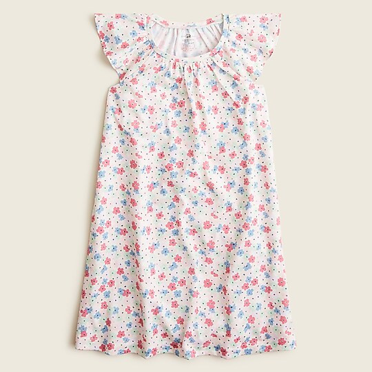 Girls' flutter-sleeve nightgown | J. Crew US