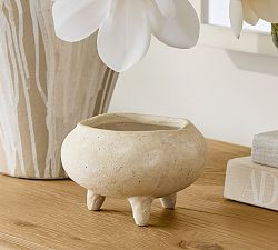 Ceramic Decorative Footed Bowl | Pottery Barn (US)