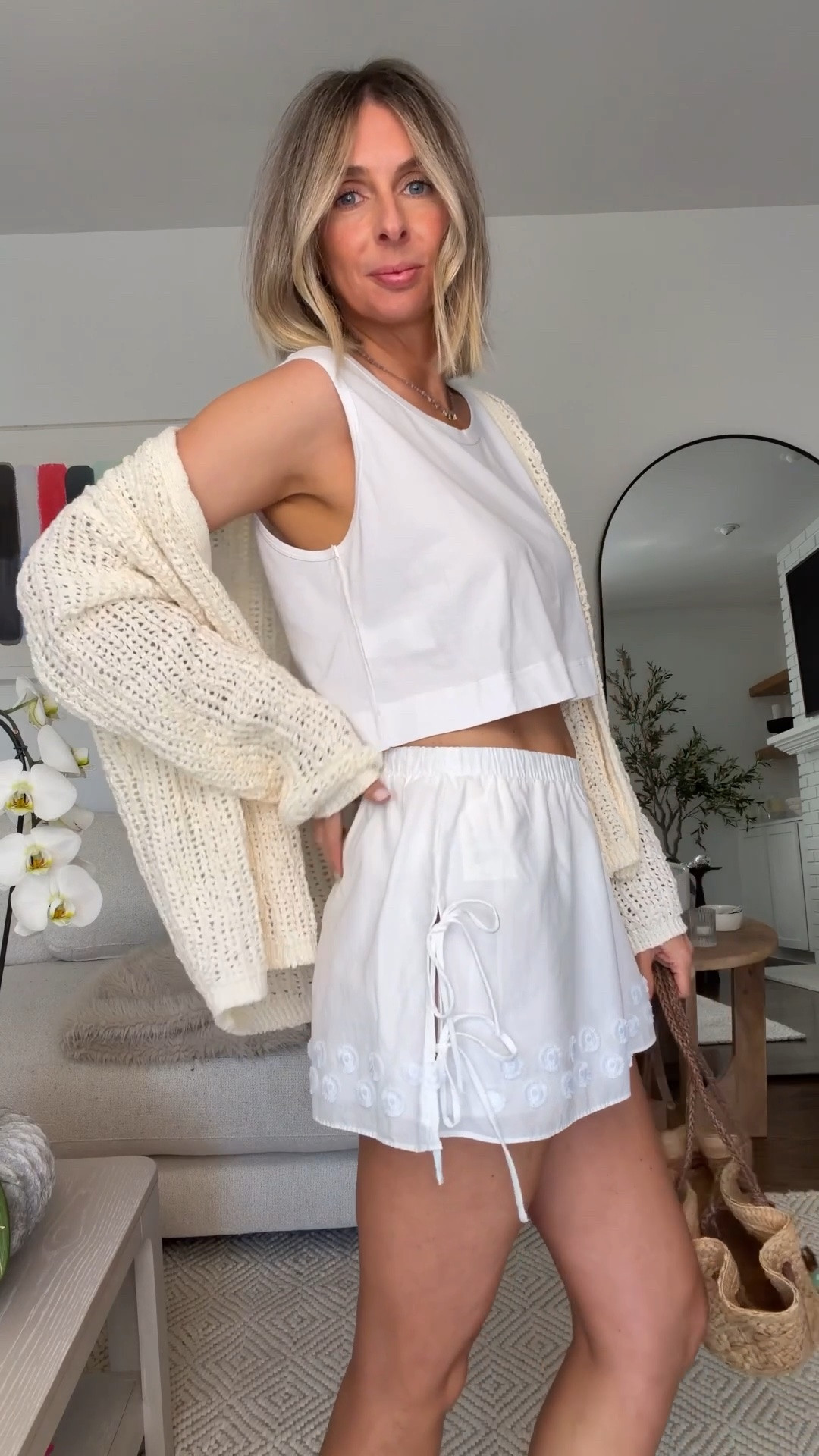 MY TOP FIVE FROM TARGET THIS WEEK! sizing and my thoughts below…

YELLOW ROMPER - medium. total fp vibes! stretchy. comfy. cool! 

WHITE TIE SIDE SHORTS - small. delicate. side tie. beautiful design. elevated staple!!

WHITE TANK - medium (amazon) the perfect crop. the perfect boxy fit. 

TEXTURED CARDIGAN - xxl. size UP this cardigan is waaaay cooler oversized! 

GREEN DRESS - medium. perfect vacation dress right here! this color is divine! throw on and goooo! 

PINK RUGBY SHIRT - medium. this color combo and stripe! perfect sports mom outfit! 

DENIM SHORTS - size 4 (zara) killer shorts. fit and wash both 👌 

✨✨✨✨✨✨✨✨✨

effortless style. style over 40. target style. easy outfits. cool mom vibes! @Target

#LTKgrwm #LTKootd #LTKOver40